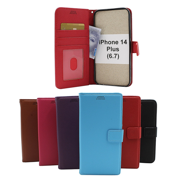New Standcase Wallet iPhone 14 Plus (6.7) Svart