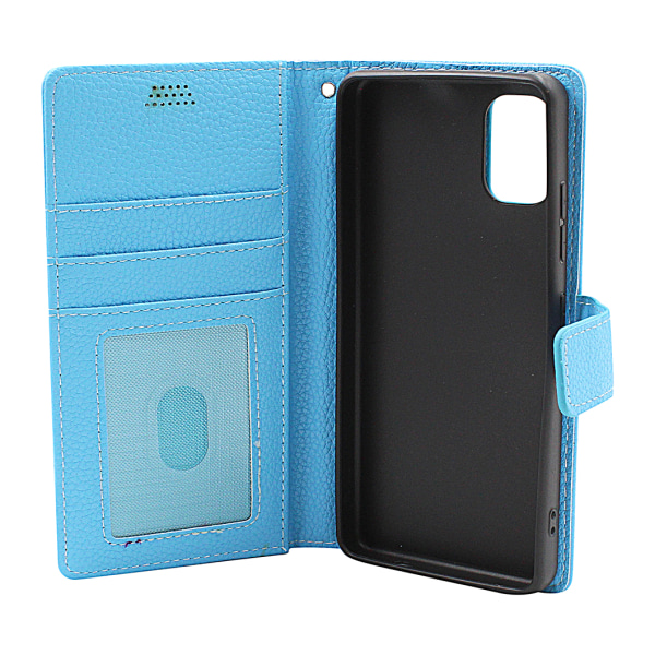 New Standcase Wallet Nokia C02 Ljusblå