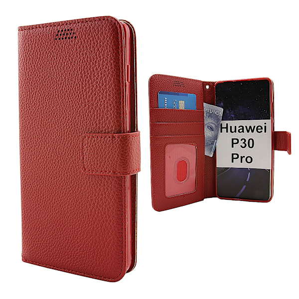 New Standcase Wallet Huawei P30 Pro Röd
