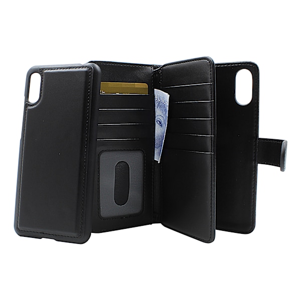 Skimblocker XL Magnet Wallet Huawei Y6 2019 Svart