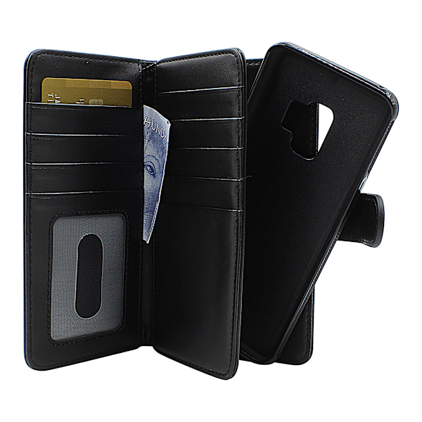 Skimblocker XL Magnet Wallet Samsung Galaxy S9 (G960F) Svart