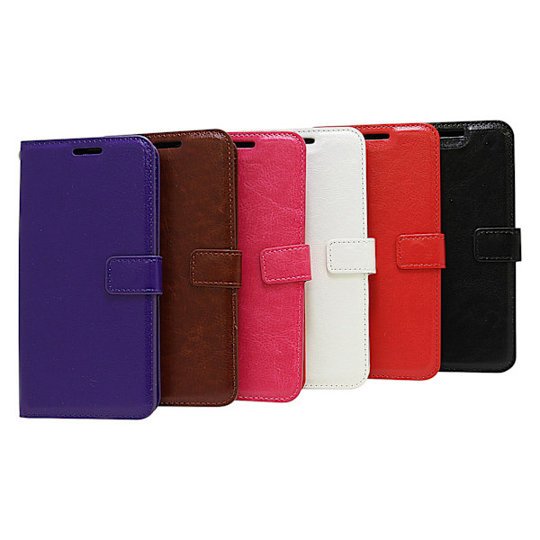 Crazy Horse Wallet Motorola Moto G6 Play Hotpink