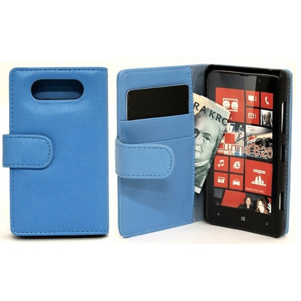 Plånboksfodral Nokia Lumia 820 Svart