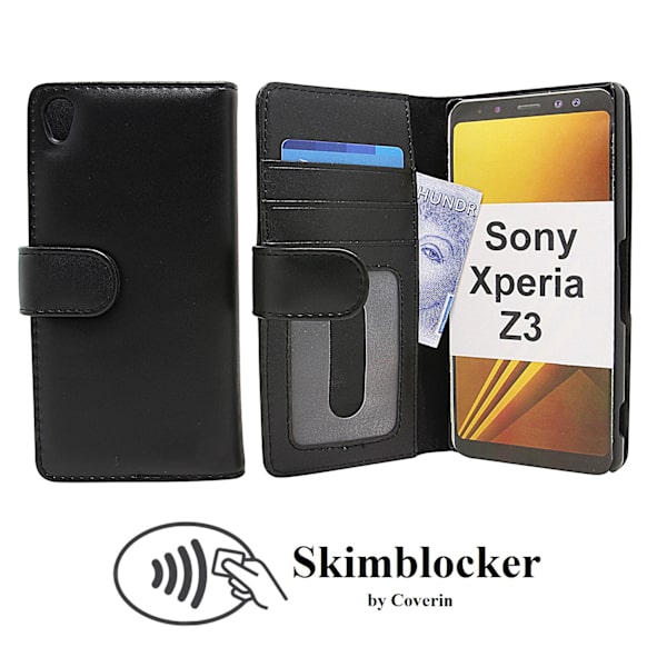 Skimblocker Plånboksfodral Sony Xperia Z3 (D6603)