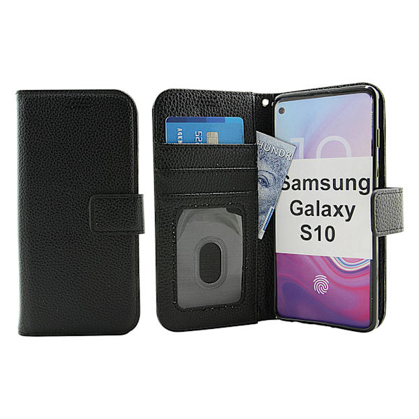 Standcase Wallet Samsung Galaxy S10 (G973F) Svart