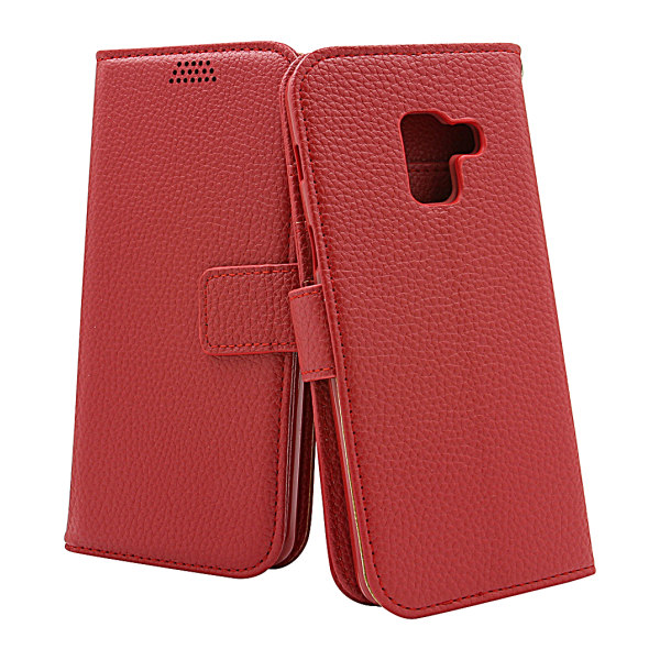 New Standcase Wallet Samsung Galaxy A8 2018 (A530FD) Hotpink