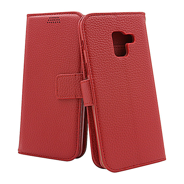 New Standcase Wallet Samsung Galaxy A8 2018 (A530FD) Ljusblå