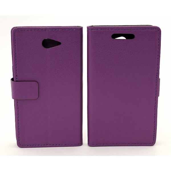 Standcase wallet Sony Xperia M2 (D2303) Lila