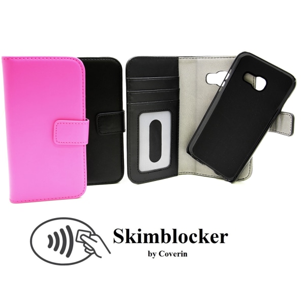 Skimblocker Magnet Wallet Samsung Galaxy A3 2017 (A320F) Svart