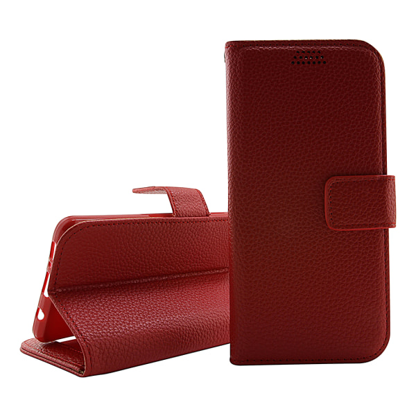 New Standcase Wallet Motorola Moto Z3 Play Röd