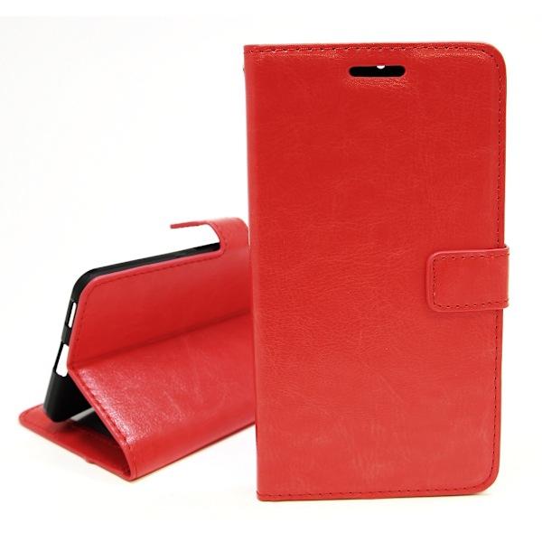 Crazy Horse Wallet Sony Xperia XZ1 Compact (G8441) Röd