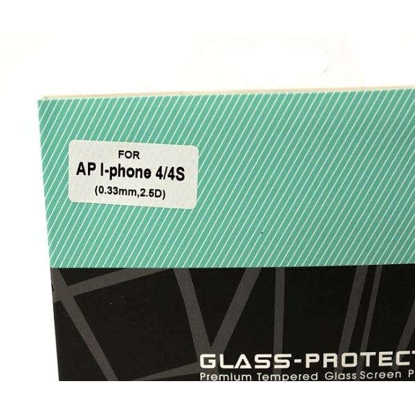 Front & Back Skärmskydd av härdat glas iPhone 4/4S