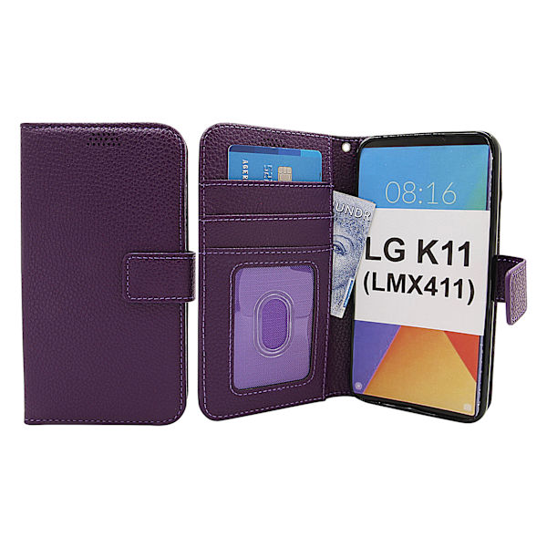 New Standcase Wallet LG K11 (LMX410) Lila