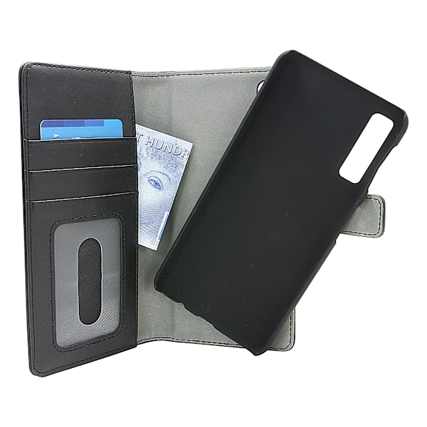 Skimblocker Magnet Wallet Samsung Galaxy A7 2018 (A750FN/DS) Svart