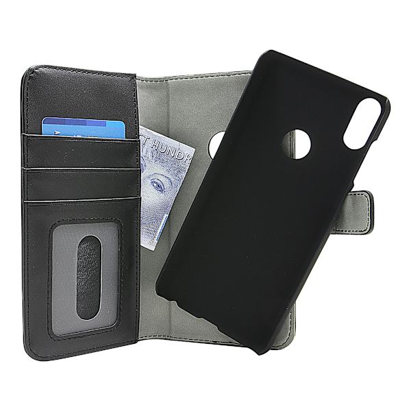 Skimblocker Magnet Wallet Asus Zenfone Max Pro M1 (ZB602KL) Svart