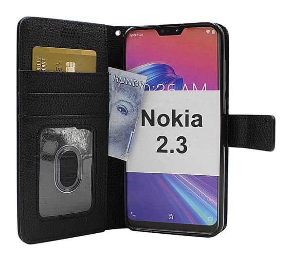 New Standcase Wallet Nokia 2.3 (Svart) Lila