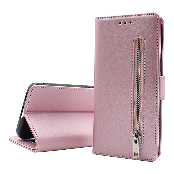 Zipper Standcase Wallet Motorola Moto G23 Svart