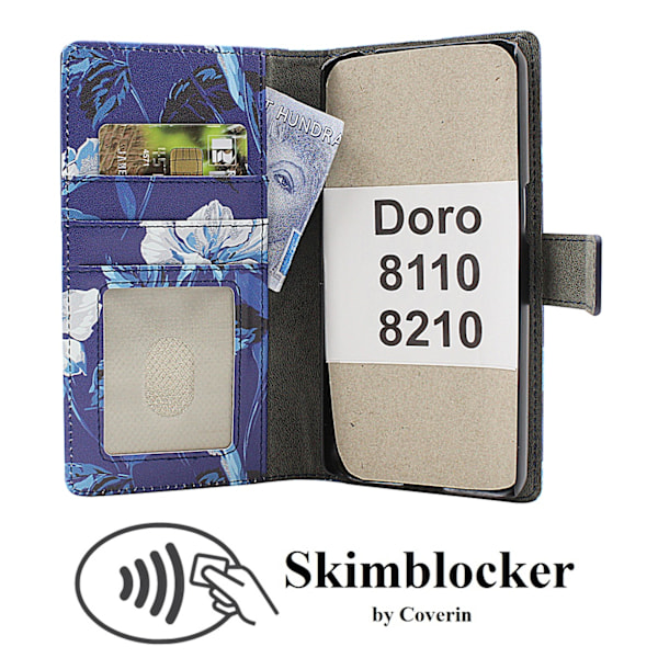 Skimblocker Doro 8110 / 8210 Plånboksfodral Design