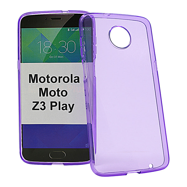 TPU skal Motorola Moto Z3 Play Svart eff4 | Svart | Fyndiq
