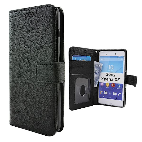 New Standcase Wallet Sony Xperia XZ / XZs  (F8331/G8231) Ljusblå