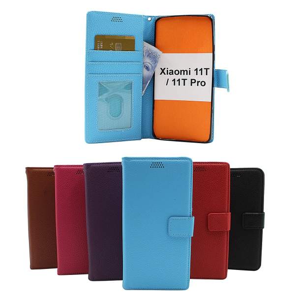 New Standcase Wallet Xiaomi 11T / 11T Pro Brun