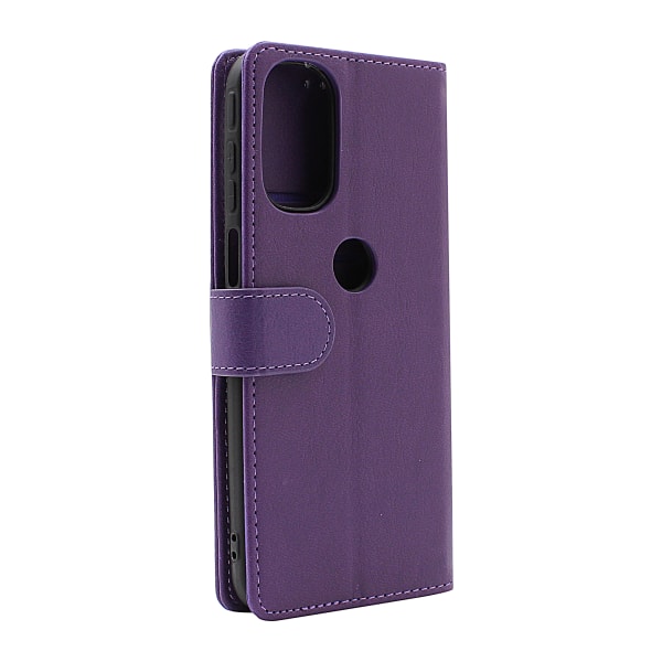 Zipper Standcase Wallet Motorola Moto G31/G41 Röd