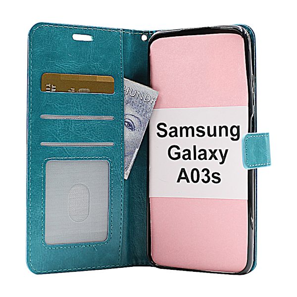 Crazy Horse Wallet Samsung Galaxy A03s (SM-A037G) Lila
