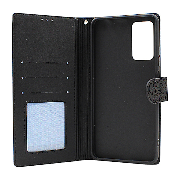 Flower Standcase Wallet Xiaomi Redmi Note 11 Pro 5G Blå
