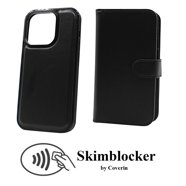 Skimblocker XL Magnet Fodral iPhone 14 Pro (6.1)