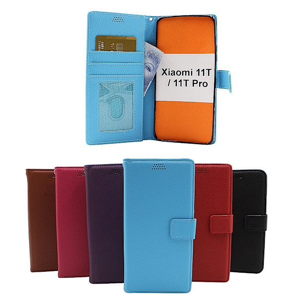 New Standcase Wallet Xiaomi 11T / 11T Pro Hotpink