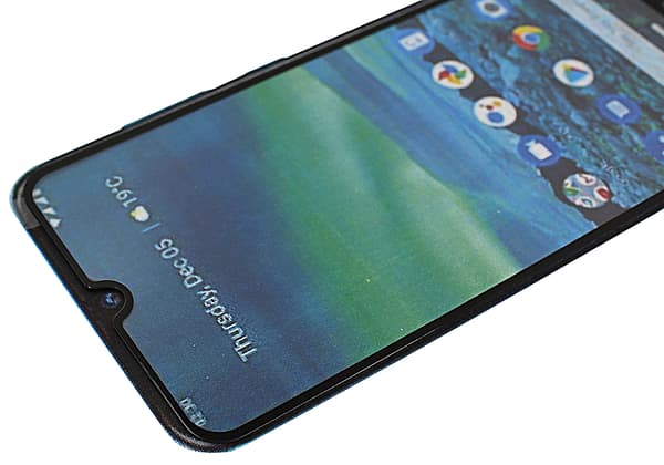 Full Frame Glas skydd Nokia 2.3 (Svart)