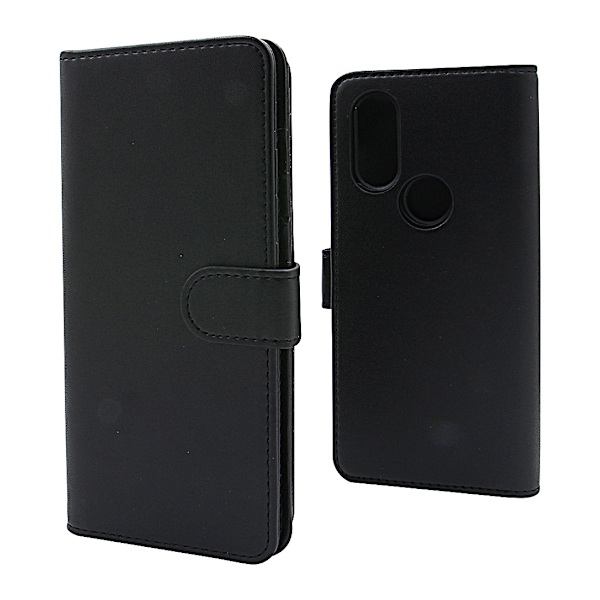 Skimblocker XL Magnet Wallet Motorola One Vision Svart