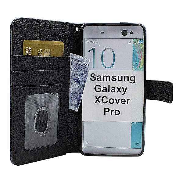 New Standcase Wallet Samsung Galaxy XCover Pro (G715F/DS) Svart