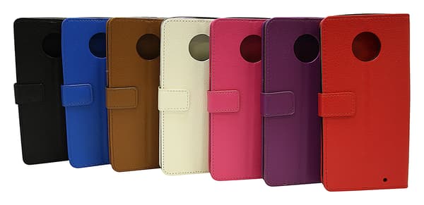 Standcase Wallet Motorola Moto G6 Plus Vit