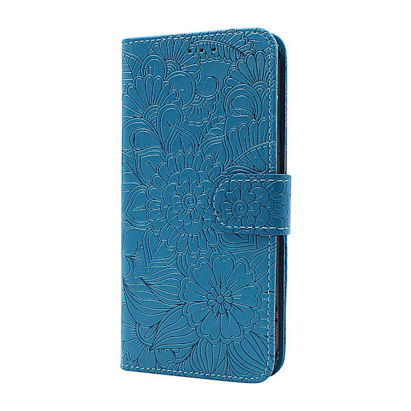 Flower Standcase Wallet Samsung Galaxy A55 5G Lila