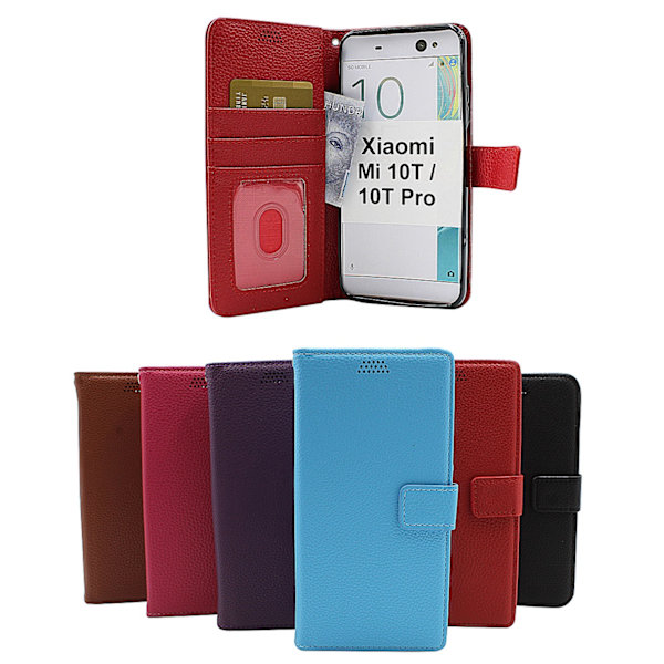 New Standcase Wallet Xiaomi Mi 10T / Mi 10T Pro (Svart) Svart