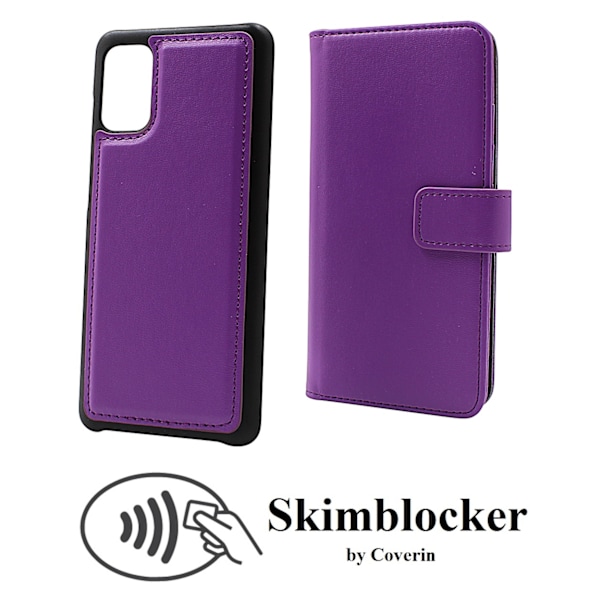 Skimblocker Magnet Wallet Samsung Galaxy A41 Lila
