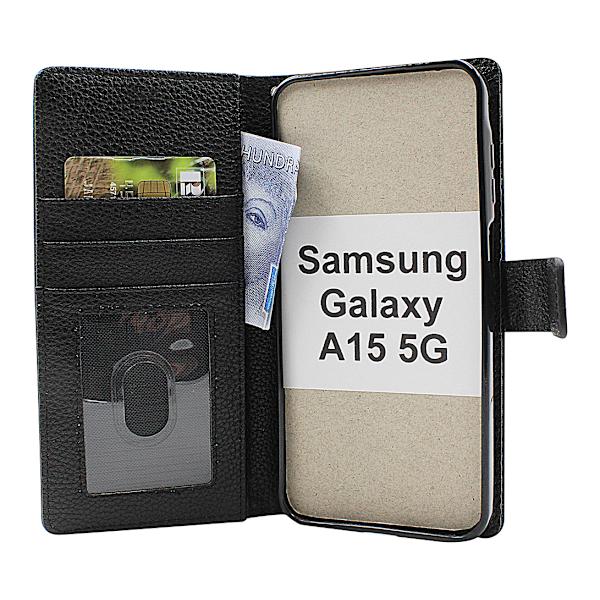 New Standcase Wallet Samsung Galaxy A15 5G Röd