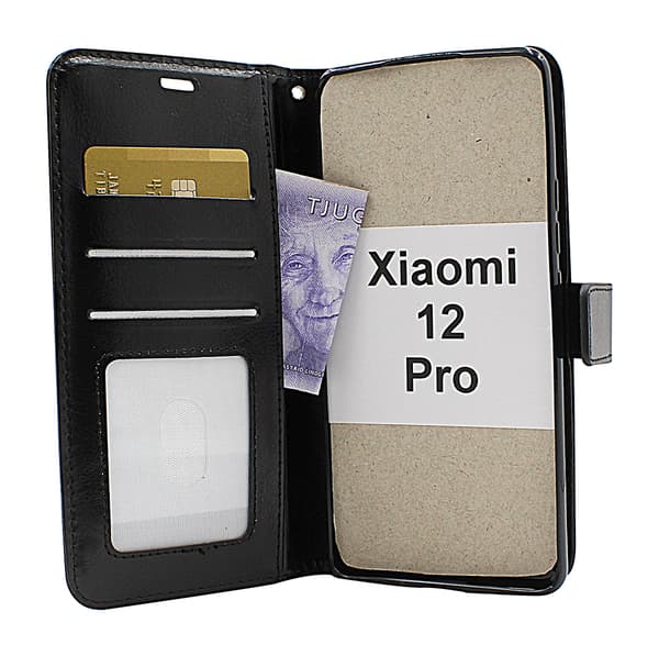 Crazy Horse Wallet Xiaomi 12 Pro Grön