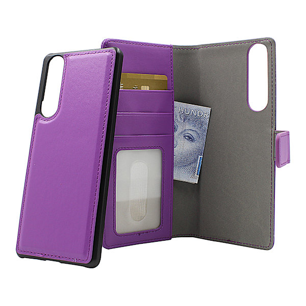 Skimblocker Magnet Wallet Sony Xperia 1 II (XQ-AT51) Lila