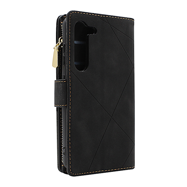 XL Standcase Lyxfodral Samsung Galaxy S23 5G Svart