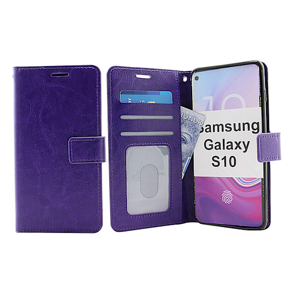 Crazy Horse Wallet Samsung Galaxy S10 (G973F) Lila