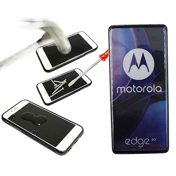 Full Frame Glas skydd Motorola Edge 40 5G