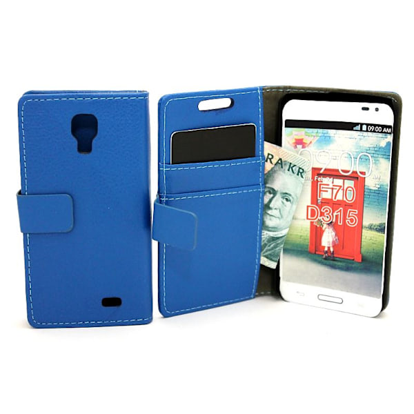 Standcase Wallet LG F70 Blå