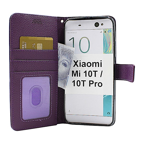 New Standcase Wallet Xiaomi Mi 10T / Mi 10T Pro (Svart) Svart