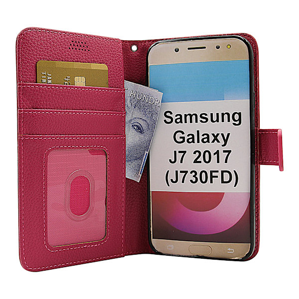 New Standcase Wallet Samsung Galaxy J7 2017 (J730FD) (Lila) Lila