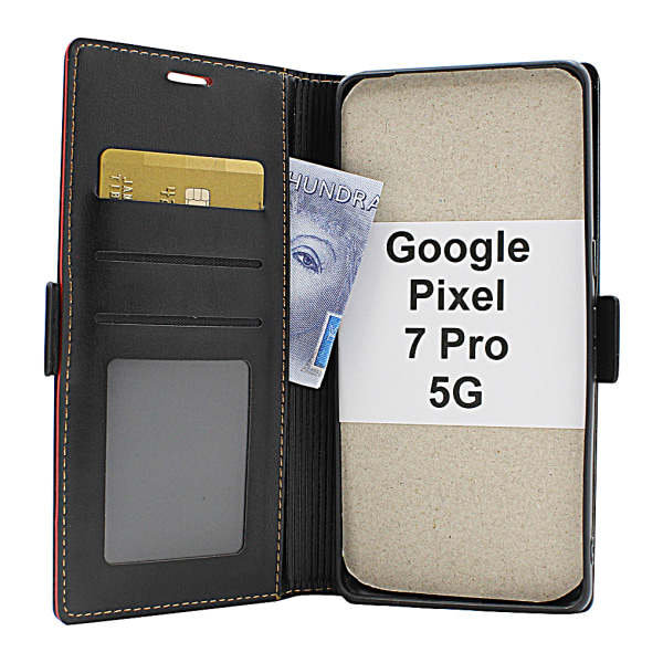 Lyx Standcase Wallet Google Pixel 7 Pro 5G Svart