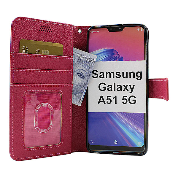 New Standcase Wallet Samsung Galaxy A51 5G (A516B/DS) Brun