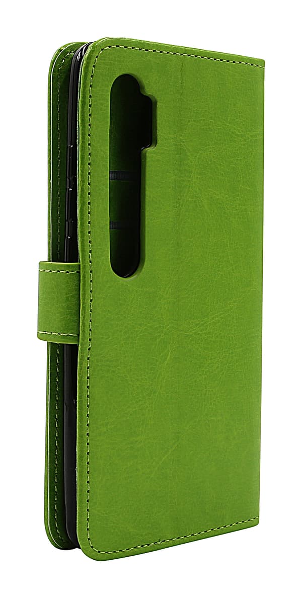 Crazy Horse Wallet Xiaomi Mi Note 10 / Note 10 Pro Grön