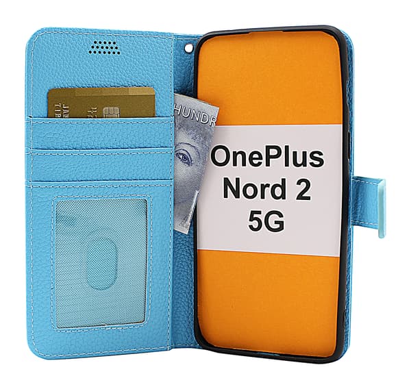 New Standcase Wallet OnePlus Nord 2 5G Röd